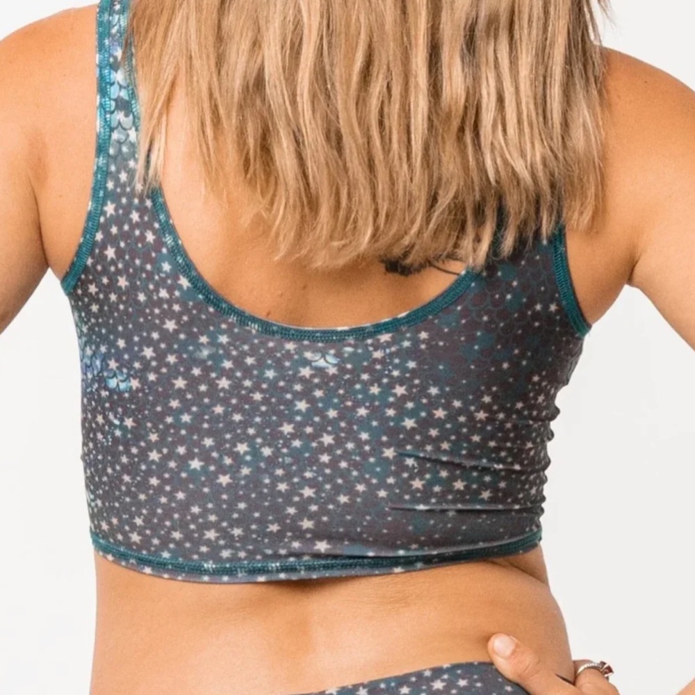 Teeki mermaid fairy queen Star Print Scoop Neck Bralette — XS/S - Picture 4 of 4